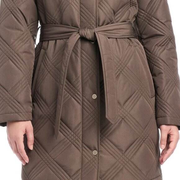 Jones New York Women's Belted Quilt Jacket - Picture 9 of 10
